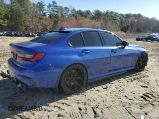 2021 BMW 3 Series M340i xDrive with VIN 3MW5U9J04M8C08114, listed as a Copart auction lot 49565235 with 62,470 mi miles and Salvage Title. Bid and sale history available at carsss.com. Image 3.