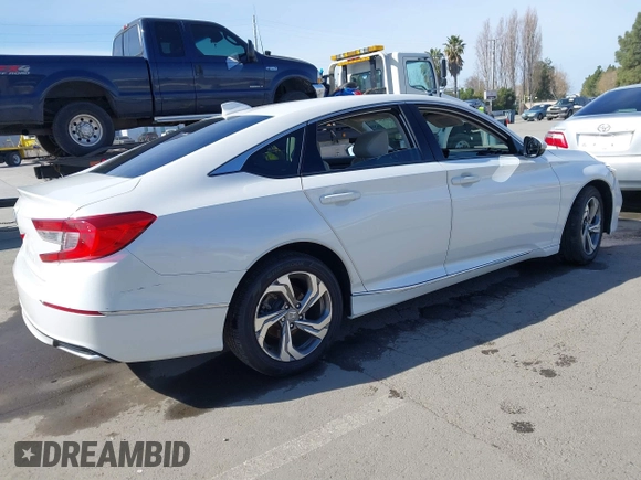 2018 Honda Accord EX-L z VIN 1HGCV1F52JA083242, wystawiony jako IAAI lot #41544446 z przebiegiem 22 387 mil mil oraz . Historia ofert i sprzedaży dostępna na DreamBid. Obrazek 4.