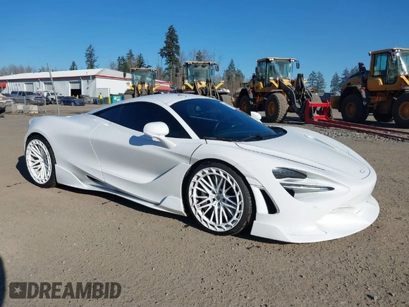 2018 McLaren 720S z VIN SBM14DCA1JW000891, wystawiony jako IAAI lot #41431972 z przebiegiem 23 724 mil mil oraz . Historia ofert i sprzedaży dostępna na DreamBid. Obrazek 1.