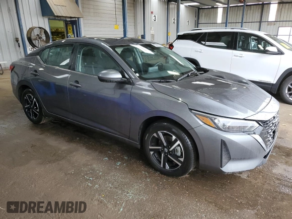 2025 Nissan Sentra SV with VIN 3N1AB8CV5SY280806, listed as a Copart auction lot 54550665 with 2,773 mi miles and Clean Title. Bid and sale history available at DreamBid. Image 4.