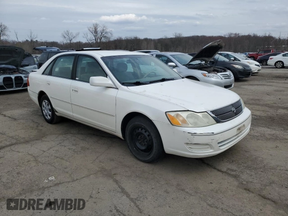 2002 Toyota Avalon XL with VIN 4T1BF28B42U250096, listed as a Copart auction lot 51817975 with 154,305 mi miles and Salvage Title. Bid and sale history available at DreamBid. Image 4.