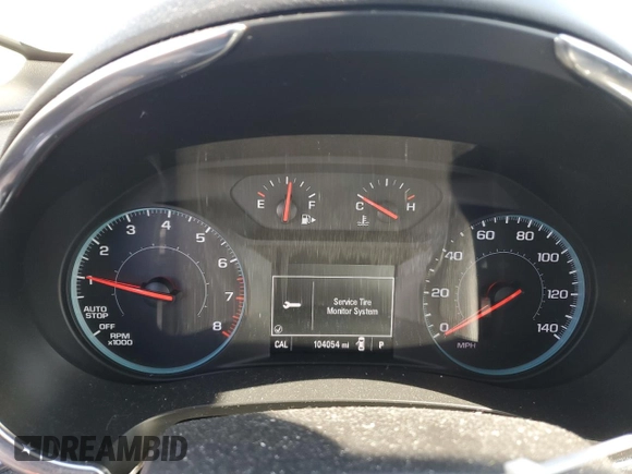 2017 Chevrolet Malibu LT with VIN 1G1ZE5ST6HF187050, listed as a Copart auction lot 55650355 with 104,054 mi miles and Clean Title. Bid and sale history available at DreamBid. Image 9.