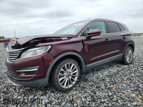 2017 Lincoln MKC Reserve with VIN 5LMCJ3C9XHUL70357, listed as a Copart auction lot 59607505 with 74,500 mi miles and Salvage title. Bid and sale history available at DreamBid. Image 1.