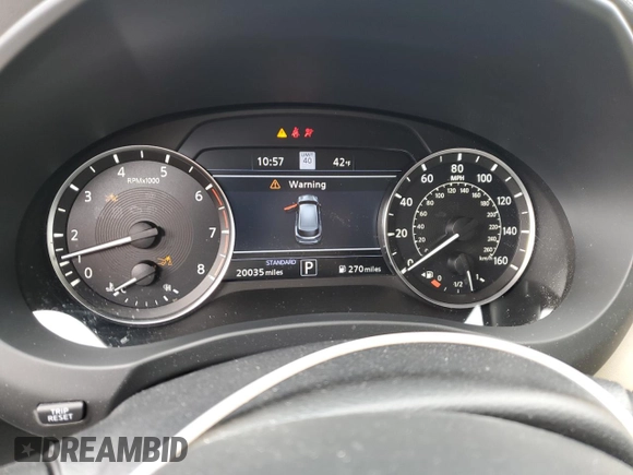 2021 Infiniti QX50 Essential with VIN 3PCAJ5CB8MF105565, listed as a Copart auction lot 43491845 with 20,035 mi miles and Salvage title. Bid and sale history available at DreamBid. Image 9.