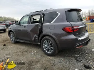 2024 Infiniti QX80 LUXE with VIN JN8AZ2AE8R9329431, listed as a Copart auction lot 52670805 with 32,635 mi miles and Non Repairable. Bid and sale history available at carsss.com. Image 2.