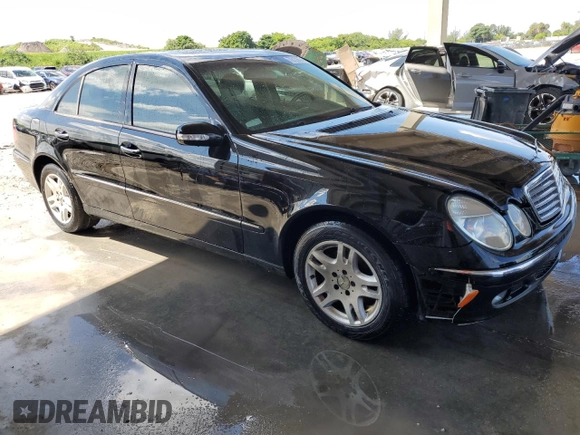 2003 Mercedes-Benz E-Class 3.2L with VIN WDBUF65J53A250044, listed as a Copart auction lot 72138634 with 0 mi miles and Salvage Title. Bid and sale history available at carsss.com. Image 4.