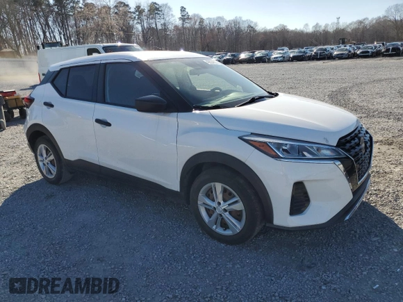 2022 Nissan Kicks S with VIN 3N1CP5BV5NL524353, listed as a Copart auction lot 49624655 with 39,531 mi miles and Salvage Title. Bid and sale history available at carsss.com. Image 4.