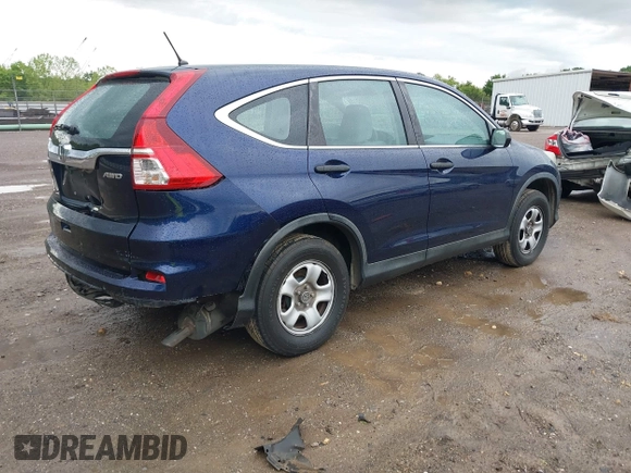 2015 Honda CR-V LX with VIN 5J6RM4H39FL110547, listed as a IAAI auction lot 42189607 with 244,933 mi miles and . Bid and sale history available at DreamBid. Image 4.