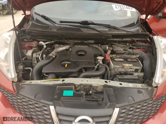 2013 Nissan Juke S with VIN JN8AF5MR3DT210609, listed as a Copart auction lot 47837485 with 167,084 mi miles and Clean Title. Bid and sale history available at carsss.com. Image 12.
