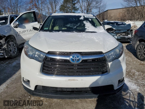 2015 Toyota Highlander Hybrid Limited with VIN 5TDDCRFH2FS008875, listed as a Copart auction lot 41837465 with 0 mi miles and Clean Title. Bid and sale history available at carsss.com. Image 5.