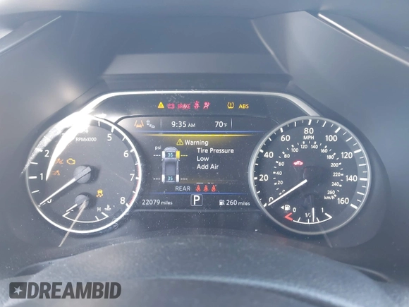 2023 Nissan Murano SV with VIN 5N1AZ2BJ5PC130761, listed as a IAAI auction lot 42055080 with 22,079 mi miles and . Bid and sale history available at DreamBid. Image 7.