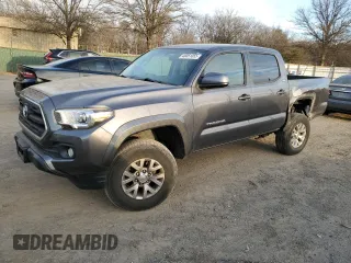 2017 Toyota Tacoma SR with VIN 5TFAX5GN5HX081398, listed as a Copart auction lot 46051055 with 32,882 mi miles and Salvage Title. Bid and sale history available at carsss.com. Image 1.