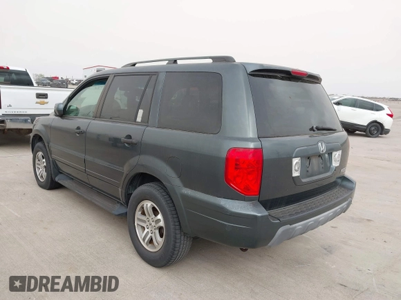 2003 Honda Pilot EX with VIN 2HKYF18403H596796, listed as a IAAI auction lot 41834198 with 159,006 mi miles. Bid and sale history available at carsss.com. Image 3.