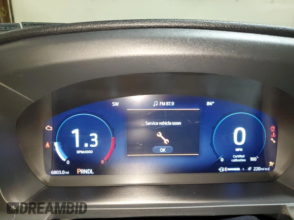 2025 Ford Explorer с VIN 1FM5K8AC3SGA56253, выставлен на аукционе Copart как лот 63577665 с пробегом 6 803 миль миль и Списание • Salvage title. История ставок и продаж доступна на DreamBid. Изображение 9.