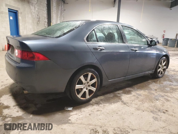 2004 Acura TSX with VIN JH4CL96834C026570, listed as a Copart auction lot 57438495 with 195,187 mi miles and Salvage title. Bid and sale history available at DreamBid. Image 3.