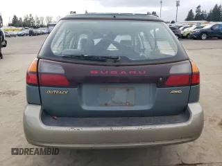 2002 Subaru Legacy Outback with VIN 4S3BH665027661268, listed as a Copart auction lot 43043025 with 215,150 mi miles and Salvage title. Bid and sale history available at DreamBid. Image 6.