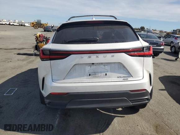 2022 Lexus NX with VIN JTJHKCFZ5N2003795, listed as a Copart auction lot 73545734 with 19,722 mi miles and Salvage Title. Bid and sale history available at carsss.com. Image 6.