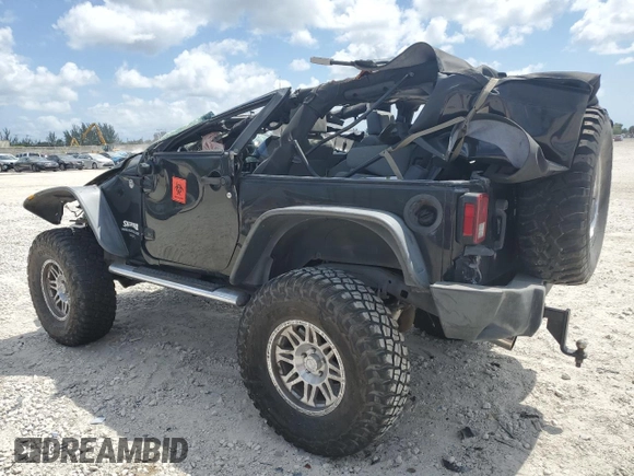 2007 Jeep Wrangler Rubicon with VIN 1J4GA64137L181809, listed as a Copart auction lot 53756665 with Not provided miles and Salvage title. Bid and sale history available at DreamBid. Image 2.