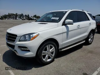 2015 Mercedes-Benz M 350 with VIN 4JGDA5JB1FA515101, listed as a Copart auction lot 59145955 with 163,441 mi miles and Salvage title. Bid and sale history available at DreamBid. Image 1.