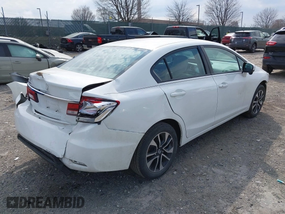 2014 Honda Civic EX with VIN 19XFB2F84EE247355, listed as a IAAI auction lot 41717219 with 134,520 mi miles. Bid and sale history available at carsss.com. Image 4.