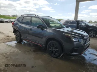 2023 Subaru Forester Special Sports with VIN JF2SKAJC9PH519062, listed as a Copart auction lot 57493575 with 11,588 mi miles and Salvage title. Bid and sale history available at DreamBid. Image 4.