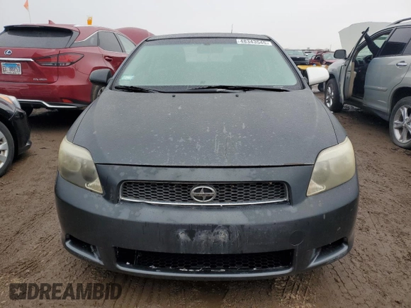 2006 Scion tC with VIN JTKDE177460096700, listed as a Copart auction lot 48343545 with 240,353 mi miles and Salvage Title. Bid and sale history available at carsss.com. Image 5.