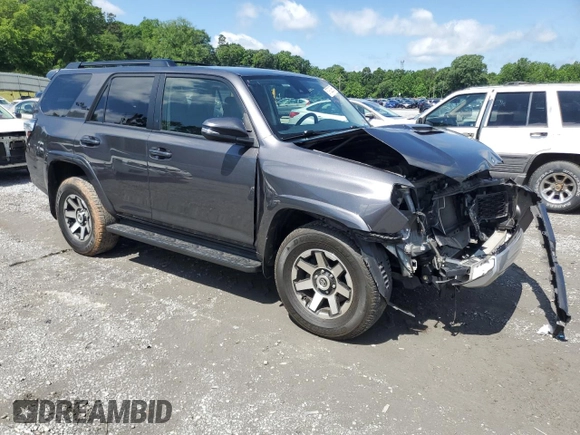 2023 Toyota 4Runner TRD Off Road Premium with VIN JTERU5JR0P6132197, listed as a Copart auction lot 57932965 with 54,405 mi miles and Salvage title. Bid and sale history available at DreamBid. Image 4.