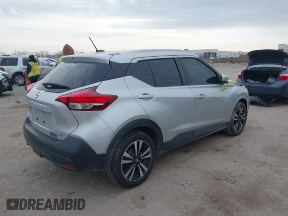2019 Nissan Kicks S with VIN 3N1CP5CU7KL544735, listed as a IAAI auction lot 41581599 with 135,348 mi miles and . Bid and sale history available at DreamBid. Image 4.