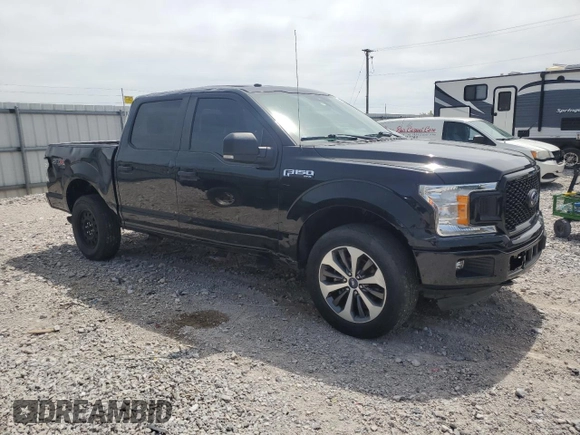 2019 Ford F-150 XL with VIN 1FTEW1EP7KKF06240, listed as a Copart auction lot 54213915 with 29,875 mi miles and Salvage Title. Bid and sale history available at carsss.com. Image 4.