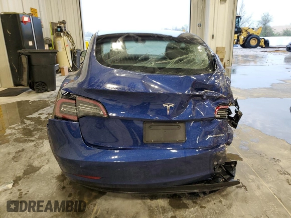 2020 Tesla Model 3 Long Range with VIN 5YJ3E1EB4LF790472, listed as a Copart auction lot 51779495 with Not Provided miles and Salvage Title. Bid and sale history available at DreamBid. Image 6.
