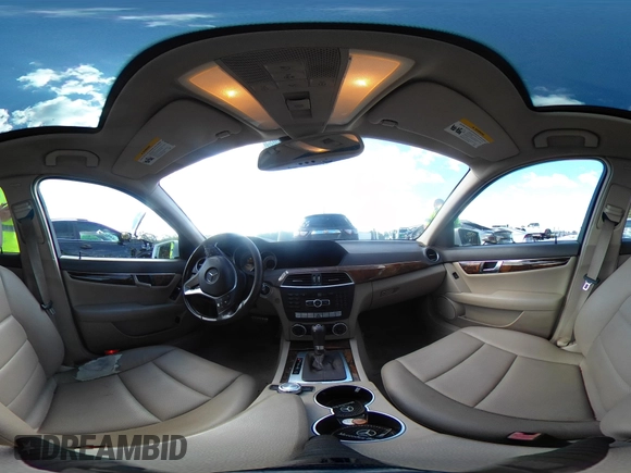 2012 Mercedes-Benz C C 300 Sport with VIN WDDGF8BB9CR230328, listed as a IAAI auction lot 42024792 with 129,739 mi miles. Bid and sale history available at carsss.com. Image 18.
