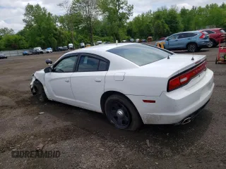 2012 Dodge Charger Police z VIN 2C3CDXAT3CH146660, wystawiony jako Copart lot #56912075 z przebiegiem 49 214 mil mil oraz Szkoda całkowita • Salvage title. Historia ofert i sprzedaży dostępna na DreamBid. Obrazek 2.