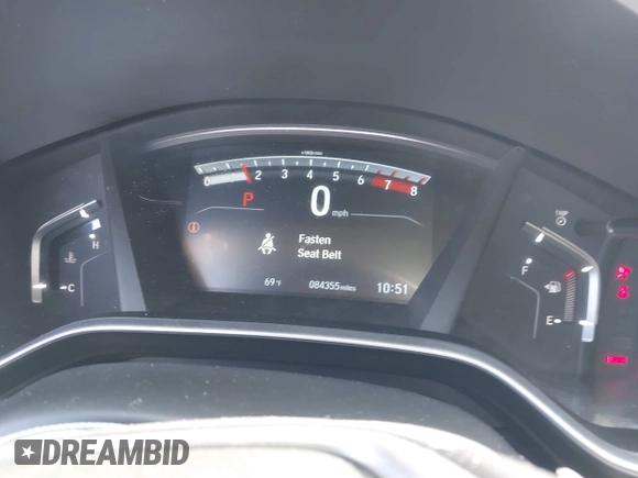 2018 Honda CR-V Touring with VIN 2HKRW2H91JH630702, listed as a IAAI auction lot 41983516 with 84,355 mi miles. Bid and sale history available at carsss.com. Image 7.