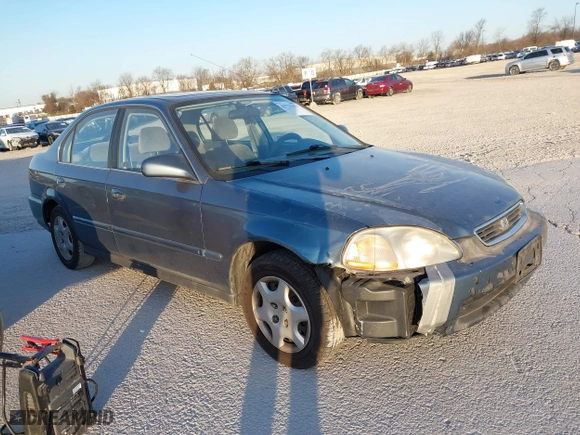 1998 Honda Civic EX with VIN 2HGEJ8544WH611085, listed as a IAAI auction lot 41727644 with 172,342 mi miles. Bid and sale history available at carsss.com. Image 1.