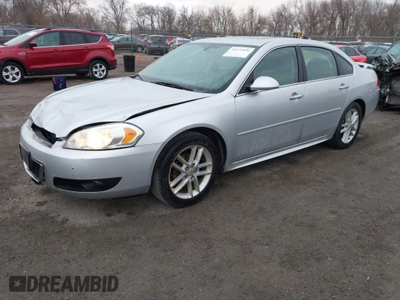 2014 Chevrolet Impala LTZ with VIN 2G1WC5E36E1125283, listed as a IAAI auction lot 41672856 with 150,361 mi miles and . Bid and sale history available at DreamBid. Image 2.