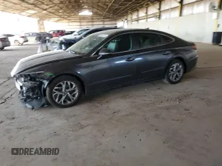 2020 Hyundai Sonata SEL z VIN 5NPEF4JA8LH041986, wystawiony jako Copart lot #54867415 z przebiegiem 46 872 mil mil oraz Szkody całkowita. Historia ofert i sprzedaży dostępna na DreamBid. Obrazek 1.
