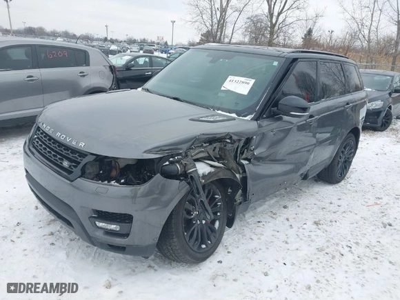2016 Land Rover Range Rover Sport V8 Dynamic with VIN SALWR2EF1GA583815, listed as a IAAI auction lot 41322890 with 120,690 mi miles. Bid and sale history available at carsss.com. Image 2.
