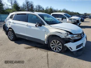 2020 Volkswagen Tiguan S with VIN 3VV1B7AX0LM037667, listed as a Copart auction lot 61649485 with 71,557 mi miles and Salvage title. Bid and sale history available at DreamBid. Image 4.