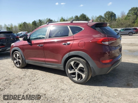 2016 Hyundai Tucson Limited z VIN KM8J33A24GU024457, wystawiony jako Copart lot #52284885 z przebiegiem 131 402 mil mil oraz Tytuł czysty. Historia ofert i sprzedaży dostępna na DreamBid. Obrazek 2.