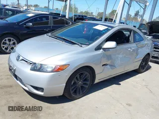 2008 Honda Civic Cpe Si with VIN 2HGFG21578H704670, listed as a IAAI auction lot 41858703 with 152,193 mi miles. Bid and sale history available at carsss.com. Image 2.