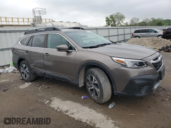 2022 Subaru Outback Limited with VIN 4S4BTANCXN3200958, listed as a Copart auction lot 54152995 with 40,536 mi miles and Salvage title. Bid and sale history available at DreamBid. Image 4.