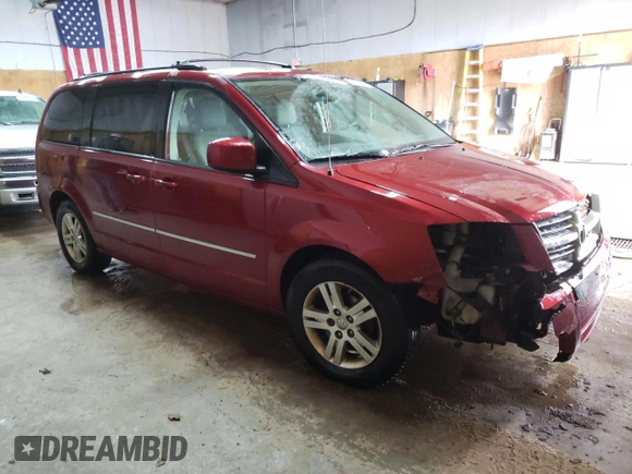 2010 Dodge Grand Caravan Crew with VIN 2D4RN6DX8AR419274, listed as a Copart auction lot 54915055 with 304,675 mi miles and Clean Title. Bid and sale history available at DreamBid. Image 4.