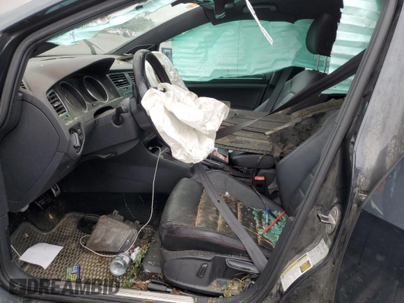 2017 Volkswagen GTI S with VIN 3VW447AU2HM028873, listed as a Copart auction lot 67568164 with 73,529 mi miles and Salvage Title. Bid and sale history available at DreamBid. Image 7.