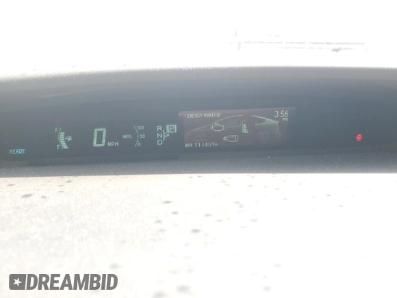 2013 Toyota Prius One with VIN JTDKN3DU4D1629530, listed as a Copart auction lot 63483455 with 111,459 mi miles and Clean title. Bid and sale history available at DreamBid. Image 9.