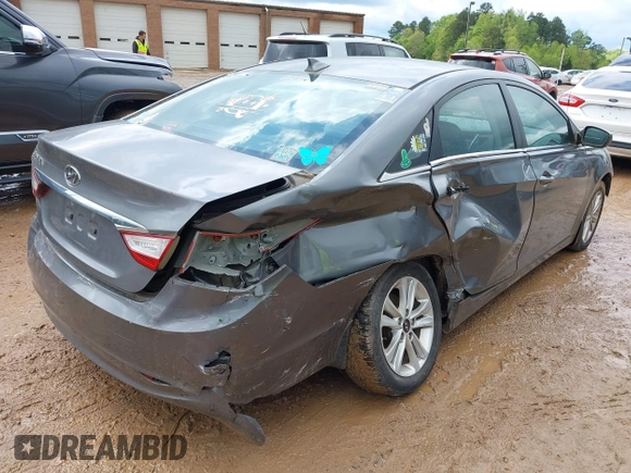 2013 Hyundai Sonata GLS with VIN 5NPEB4AC8DH748505, listed as a IAAI auction lot 42016058 with 215,227 mi miles and . Bid and sale history available at carsss.com. Image 4.