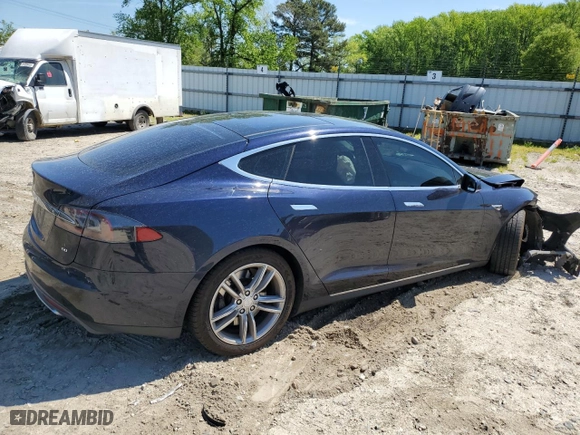 2015 Tesla Model S 85 kWh Battery with VIN 5YJSA1S16FFP71946, listed as a Copart auction lot 52261774 with 0 mi miles. Bid and sale history available at carsss.com. Image 3.