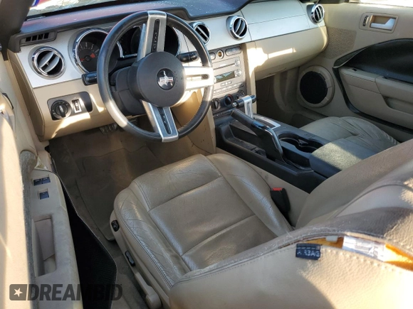 2009 Ford Mustang with VIN 1ZVHT84N295135184, listed as a Copart auction lot 53210055 with Not provided miles and Clean title. Bid and sale history available at DreamBid. Image 8.