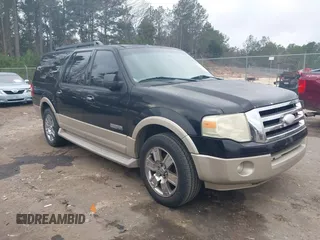 2007 Ford Expedition EL Eddie Bauer with VIN 1FMFK17577LA17216, listed as a IAAI auction lot 41496096 with 209,790 mi miles. Bid and sale history available at carsss.com. Image 1.