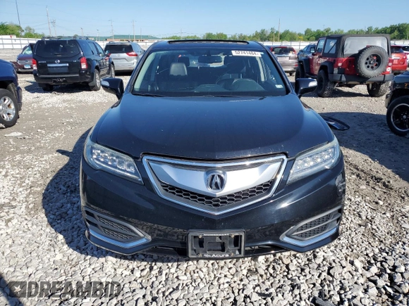 2017 Acura RDX with VIN 5J8TB4H38HL038049, listed as a Copart auction lot 46052445 with Not provided miles and Salvage title. Bid and sale history available at DreamBid. Image 5.