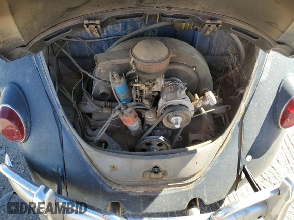 1967 Volkswagen Beetle with VIN 117141737, listed as a Copart auction lot 77373074 with 22,424 mi miles and Salvage Title. Bid and sale history available at DreamBid. Image 11.